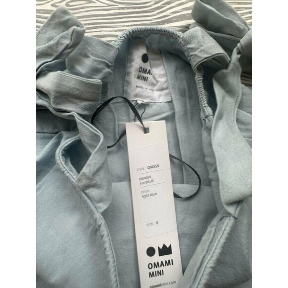 Omamimini Chambray Jumpsuit 8 NWT - Picture 3 of 5